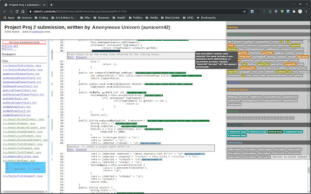 CodeGrader  from Chrome web store to be run with OffiDocs Chromium online