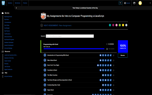 CodeHS Blackout  from Chrome web store to be run with OffiDocs Chromium online