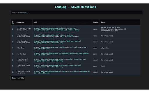 CodeLog  from Chrome web store to be run with OffiDocs Chromium online CodeLog  from Chrome web store to be run with OffiDocs Chromium online