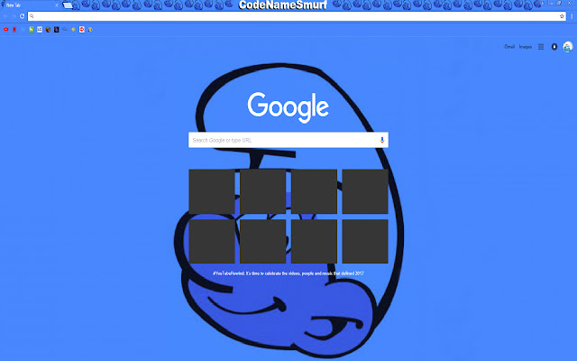 CodeNameSmurf Theme  from Chrome web store to be run with OffiDocs Chromium online