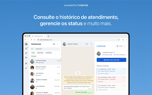 Codental Connect from Chrome web store to be run with OffiDocs Chromium online Codental Connect from Chrome web store to be run with OffiDocs Chromium online