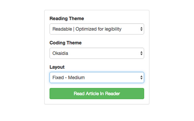 CodeProject Article Reader  from Chrome web store to be run with OffiDocs Chromium online