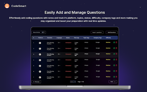 Code Smart  from Chrome web store to be run with OffiDocs Chromium online