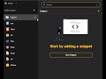 Codesnip Increase your productivity  from Chrome web store to be run with OffiDocs Chromium online