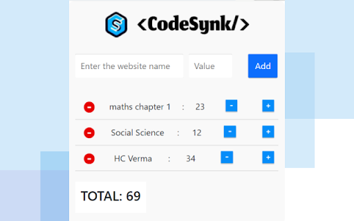 Codesynk  from Chrome web store to be run with OffiDocs Chromium online