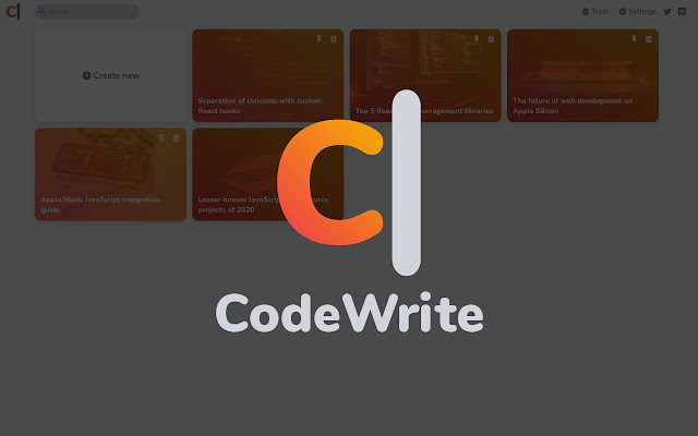 CodeWrite  from Chrome web store to be run with OffiDocs Chromium online