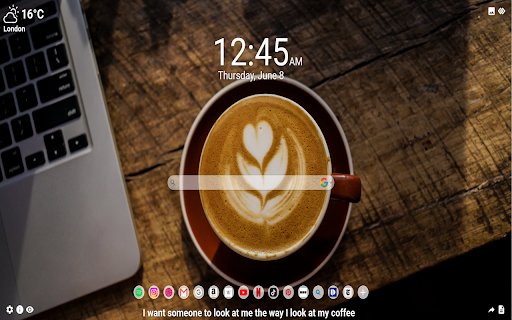 CoffeeMeaVana  from Chrome web store to be run with OffiDocs Chromium online