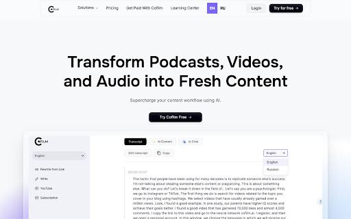 CofilmAI Chrome Extension  from Chrome web store to be run with OffiDocs Chromium online
