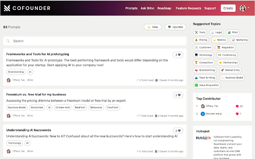 Co Founder  from Chrome web store to be run with OffiDocs Chromium online