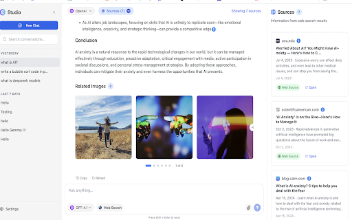 Cognito: ChatGPT in Extension, Ollama, GPT 4o, Gemini  from Chrome web store to be run with OffiDocs Chromium online