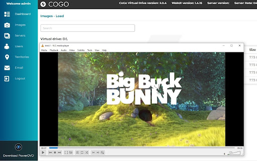 Cogo Virtual Drive  from Chrome web store to be run with OffiDocs Chromium online