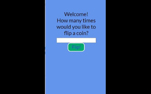 Coin Flip Simulator  from Chrome web store to be run with OffiDocs Chromium online