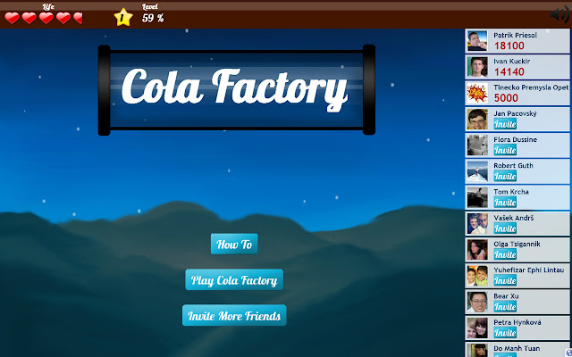 Cola Factory  from Chrome web store to be run with OffiDocs Chromium online