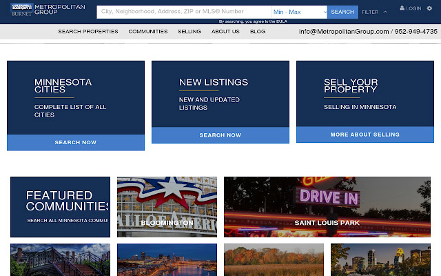 Coldwell Banker Burnet, Metropolitan Group da Chrome Web Store para ser executado com OffiDocs Chromium online