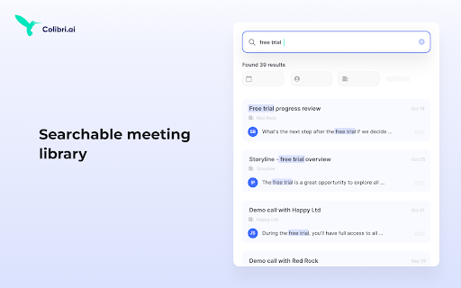 Colibri – AI Note Taking  Transcription App  from Chrome web store to be run with OffiDocs Chromium online