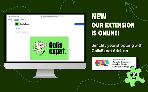 ColisExpat  from Chrome web store to be run with OffiDocs Chromium online