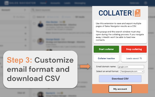 Collater  from Chrome web store to be run with OffiDocs Chromium online