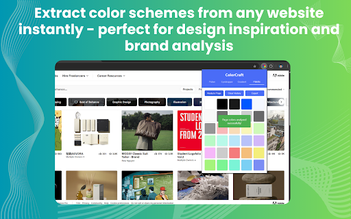 ColorCraft — Color picker and Eyedropper  from Chrome web store to be run with OffiDocs Chromium online