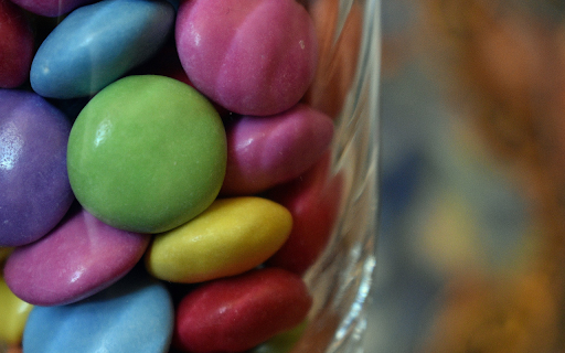 Colored candies  from Chrome web store to be run with OffiDocs Chromium online