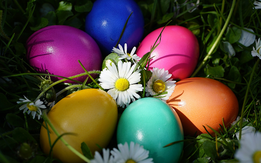 Colored Eggs and Flowers  from Chrome web store to be run with OffiDocs Chromium online