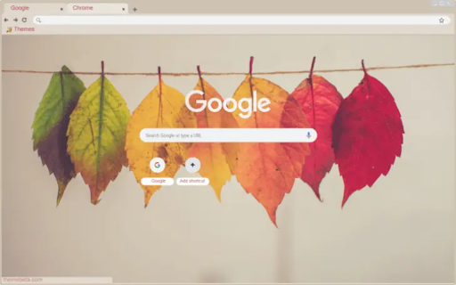 colored leaves  from Chrome web store to be run with OffiDocs Chromium online