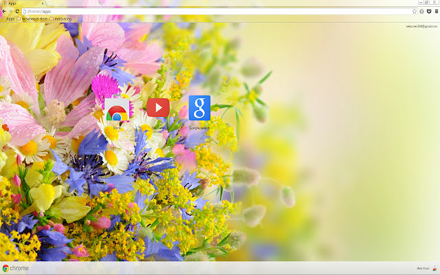 Colorful Flowers  from Chrome web store to be run with OffiDocs Chromium online