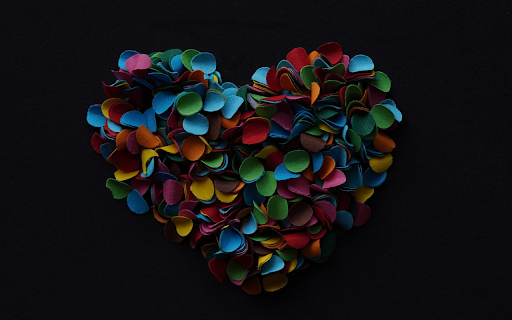 Colorful grafted hearts  from Chrome web store to be run with OffiDocs Chromium online