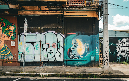 Colorful Street Art in San Jose, Costa Rica  from Chrome web store to be run with OffiDocs Chromium online