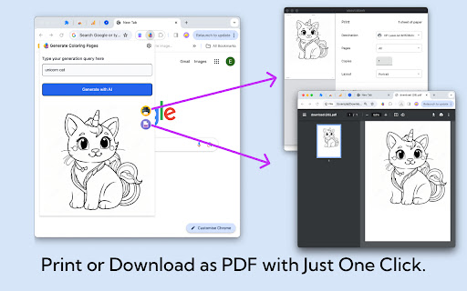 Coloring Pages Printable  from Chrome web store to be run with OffiDocs Chromium online