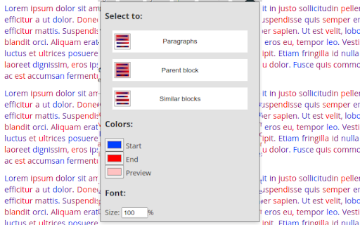 ColorLineReader  from Chrome web store to be run with OffiDocs Chromium online