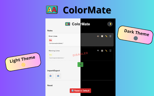 ColorMate  from Chrome web store to be run with OffiDocs Chromium online