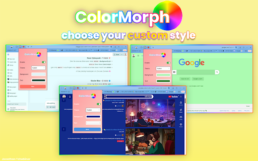 ColorMorph  from Chrome web store to be run with OffiDocs Chromium online