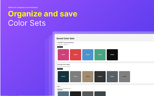 Color Ninja — Color Picker  from Chrome web store to be run with OffiDocs Chromium online