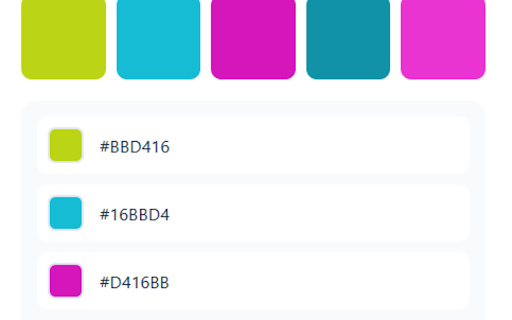 ColorPalette Pro  from Chrome web store to be run with OffiDocs Chromium online