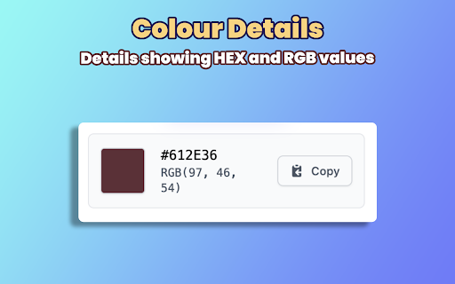 Color Picker  Eyedropper Tool for Chrome  from Chrome web store to be run with OffiDocs Chromium online