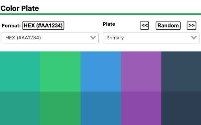 Color Plate Picker  from Chrome web store to be run with OffiDocs Chromium online