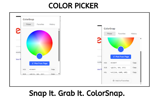 ColorSnap  from Chrome web store to be run with OffiDocs Chromium online