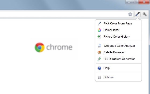 ColorZilla  from Chrome web store to be run with OffiDocs Chromium online
