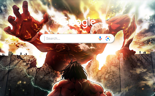 Colossal Titan Attack Titan Attack on Titan Anime Theme  from Chrome web store to be run with OffiDocs Chromium online