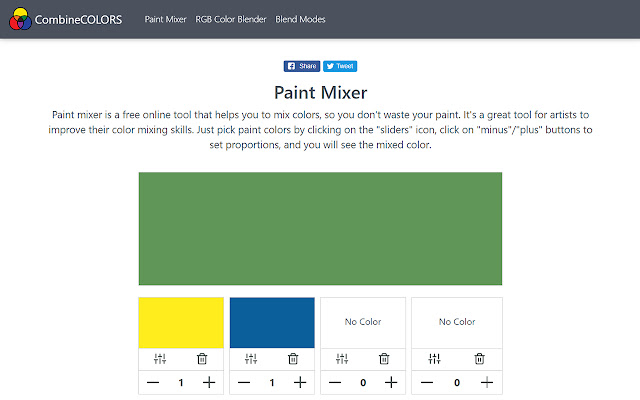 CombineCOLORS Mix Paint Online  from Chrome web store to be run with OffiDocs Chromium online