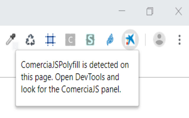 ComerciaJS DevTools  from Chrome web store to be run with OffiDocs Chromium online
