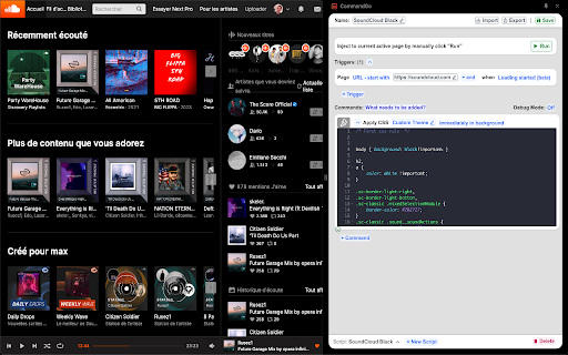 CommandGo  from Chrome web store to be run with OffiDocs Chromium online