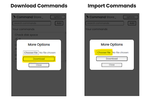 Command Store_  from Chrome web store to be run with OffiDocs Chromium online
