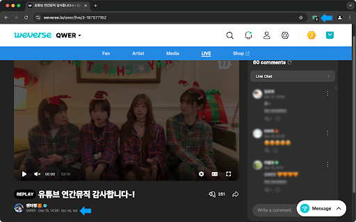 Comma Subs  from Chrome web store to be run with OffiDocs Chromium online