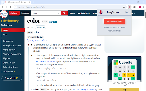 CommConverter  from Chrome web store to be run with OffiDocs Chromium online