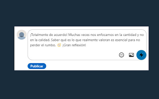 Comment Booster for LinkedIn  from Chrome web store to be run with OffiDocs Chromium online