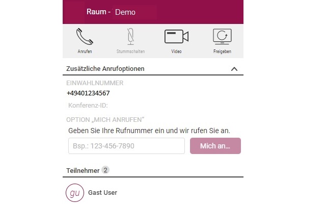 Communicator Guest client sharing extension™  from Chrome web store to be run with OffiDocs Chromium online