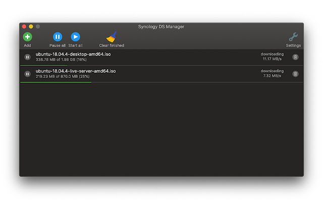Companion for macOS Synology DS Manager  from Chrome web store to be run with OffiDocs Chromium online