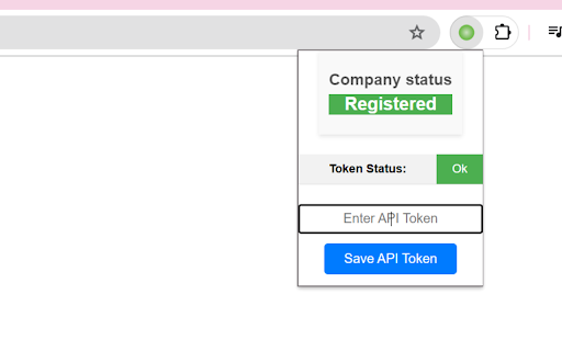 Company Domain Checker  from Chrome web store to be run with OffiDocs Chromium online