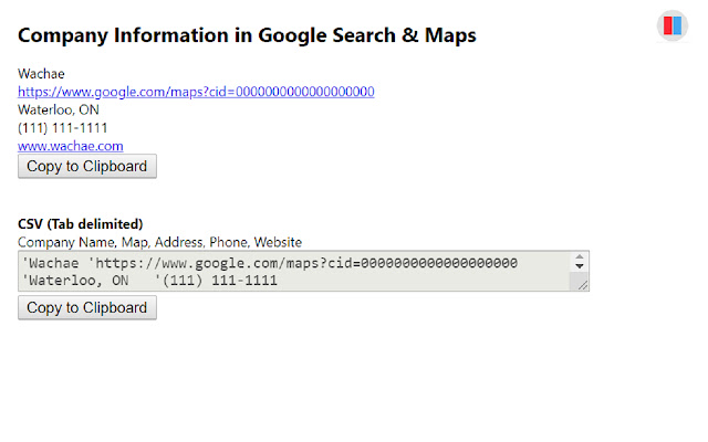 Company Information in Google  from Chrome web store to be run with OffiDocs Chromium online